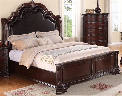 Crown mark furniture - Coralee by Crown Mark Turn your bedroom into a haven of relaxation with this transitional style collection. The sleigh bed goes perfectly with the tasteful yet functional storage pieces, featuring metal hardware, bracket feet, and two finish options to keep your decor looking great.